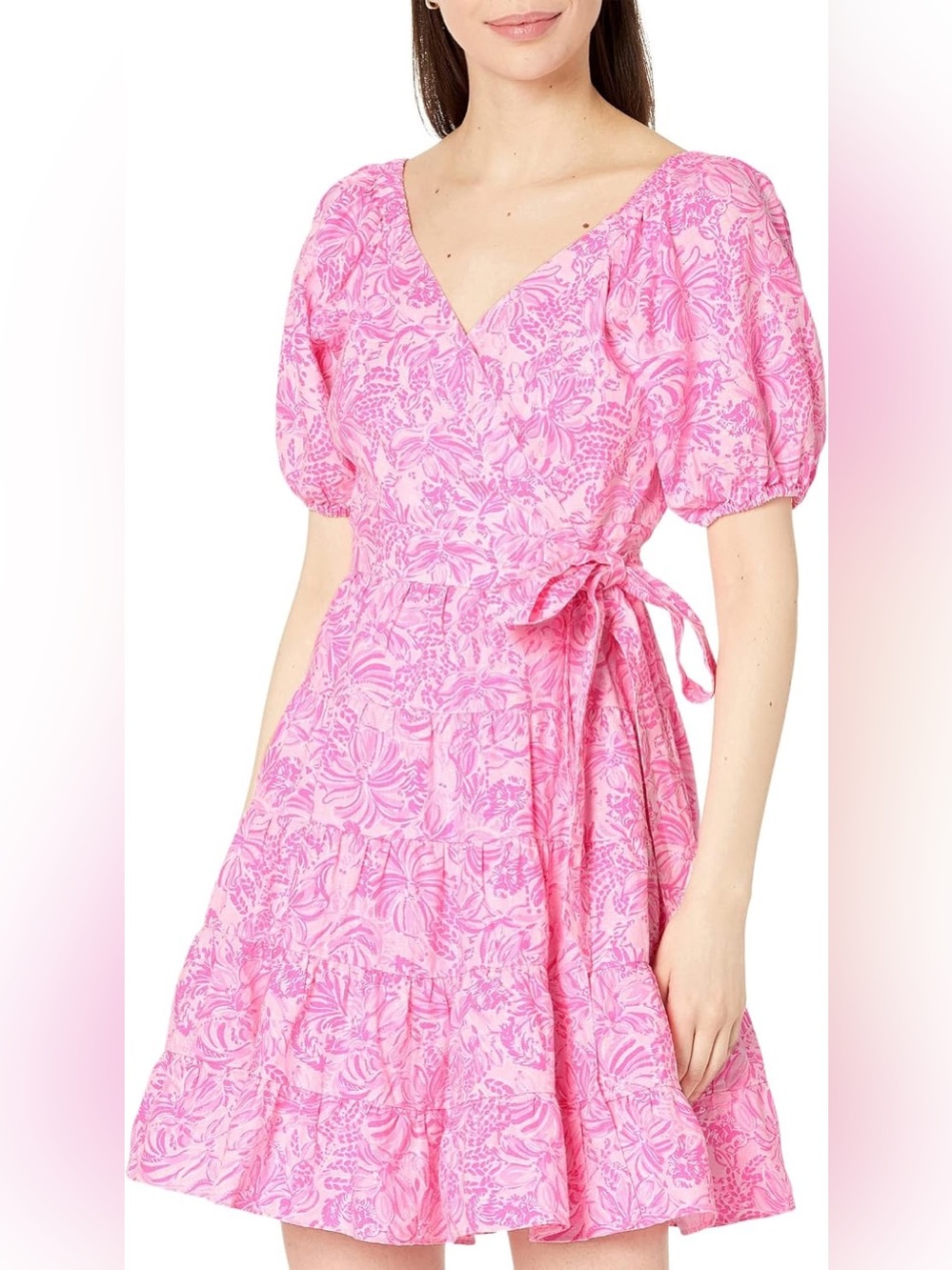 Lilly Pulitzer Linen Iralee Wrap Dress